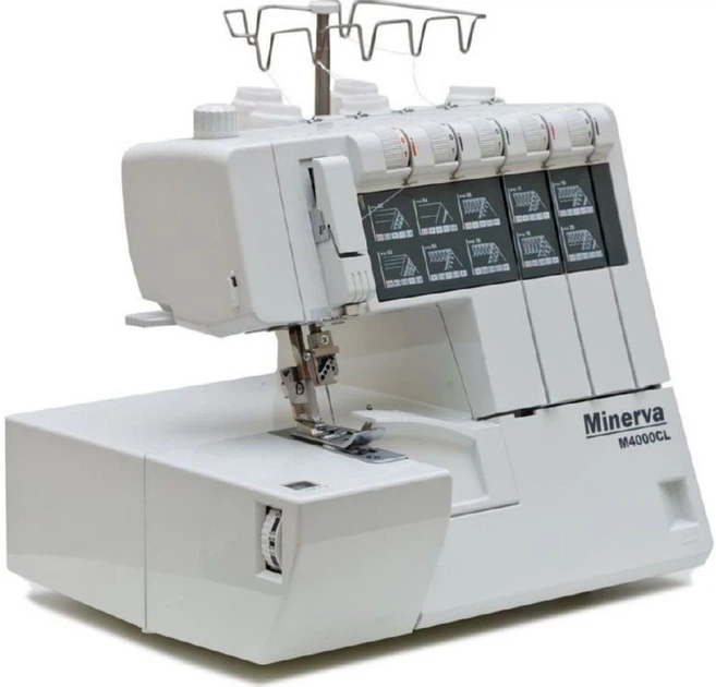 Коверлок Minerva 120Вт 20 оп 1100 ст/хв белый (695876) - изображение 3