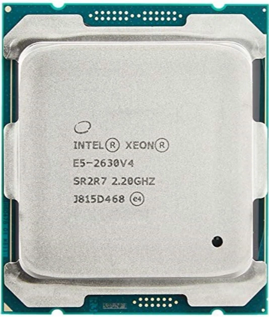 Процессор Intel Xeon E5-2630 v4 2,2 GHz (3,1GHz) 10 ядер Socket 2011-3 (LGA2011-3) SR2R7 (Б/У) (№3151) - Фото 2 Процессор Intel Xeon E5-2630 v4 2,2 GHz (3,1GHz) 10 ядер Socket 2011-3 (LGA2011-3) SR2R7 (Б/У) (№3151) - изображение 2