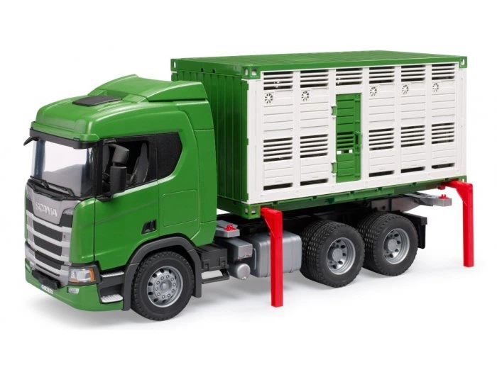 Грузовик Scania Super 560R для перевозки животных, Bruder, 3548