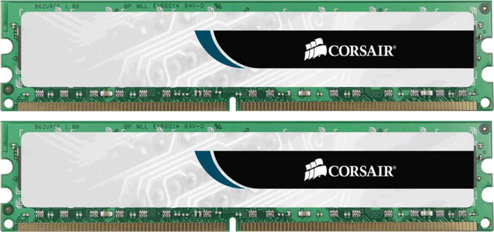 Оперативна пам'ять Corsair DDR3-1600 8192MB PC3-12800 (Kit of 2x4098) ValueSelect (843591034111) - зображення 1