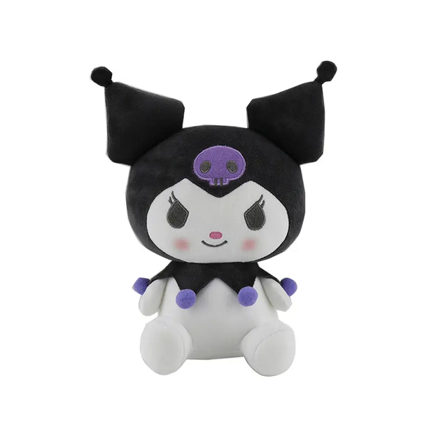 Плюшевая игрушка Куроми Hello Kitty Аниме Kuromi Хеллоу Китти, 25 см фиолетовая - изображение 2