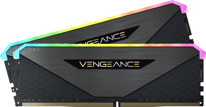 Pamięć RAM Corsair DDR4-3200 65536MB PC4-25600 (Kit of 2x32768) Vengeance RGB RT Black (CMN64GX4M2Z3200C16) - obraz 1
