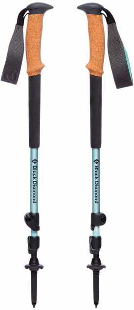 Kije trekkingowe Black Diamond Trail Cork damskie turkusowe 1 para 100-125 cm (1705818) - obraz 2