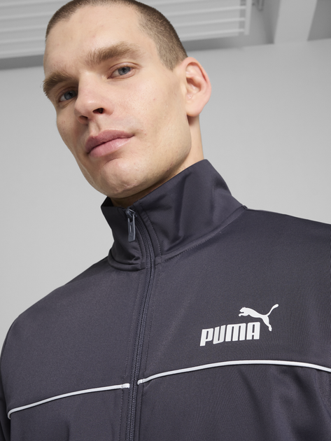 Спортивный костюм мужской Puma Poly Piping Suit 68189669 XXL Серый (4067981098545) - изображение 4