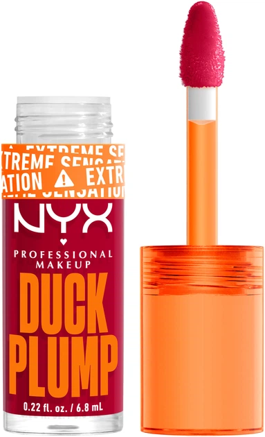 Błyszczyk do ust NYX Professional Makeup Duck Plump 14 Hall Of Flame nawilżający 6.8 ml (800897250430) - obraz 2