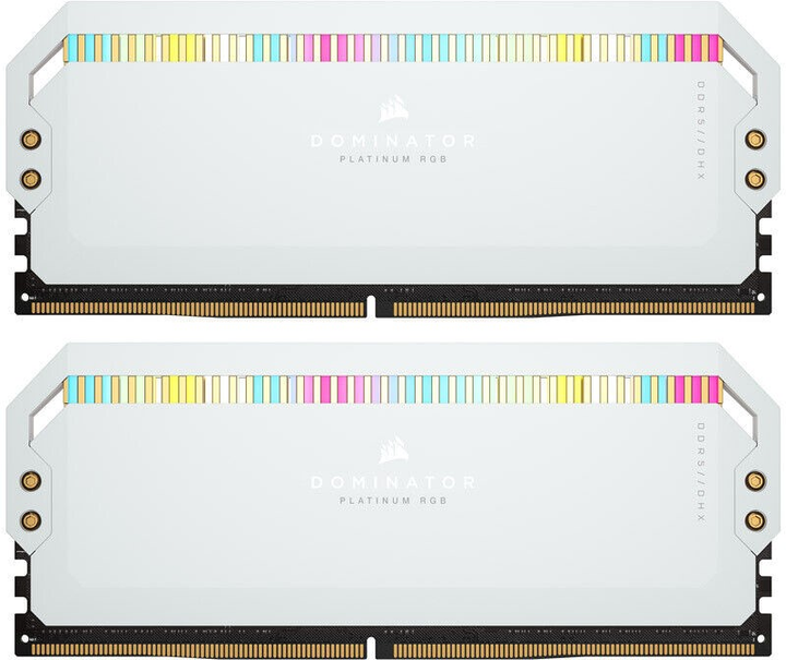 Оперативна пам'ять Corsair DDR5-6200 32768MB PC5-49600 (Kit of 2x16384) Dominator Platinum RGB White (CMT32GX5M2X6200C36W) - зображення 3