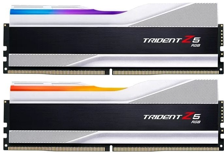 Pamięć RAM G.Skill DDR5-6000 65536MB PC5-48000 (Kit of 2x32768) Trident Z5 RGB White (F5-6000J3040G32GX2-TZ5RW) - obraz 1