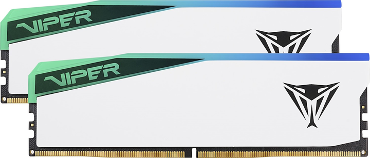 Pamięć RAM Patriot DDR5-6000 98304MB PC5-48000 (Kit of 2x49152) Viper Elite 5 RGB White (PVER596G60C42KW) - obraz 1