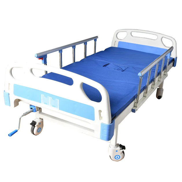 Механічне медичне 2-секційне ліжко Supretto на колесах (8555-0001) - зображення 1