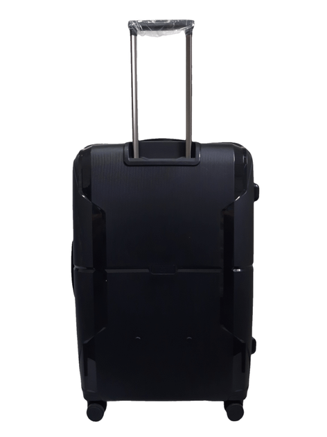 Чемодан дорожный Гигант (XL) Полипропилен Airtex 245 108л 77x52x31см Черный (Black) - изображение 2
