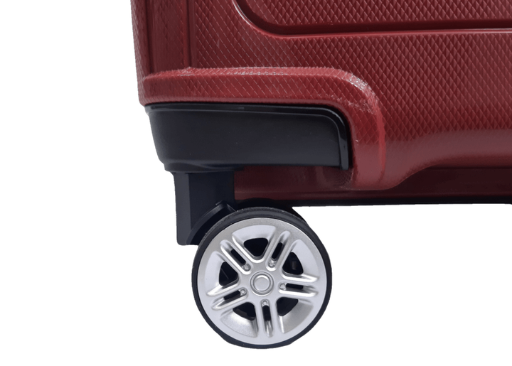 Чемодан дорожный Гигант (XL) Полипропилен Airtex 241 108л 75x52x32см Красный (Red) - изображение 5