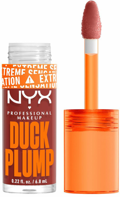 Błyszczyk do ust Nyx Professional Makeup Duck Plump Brick of Time 6.8 ml (0800897250294) - obraz 1