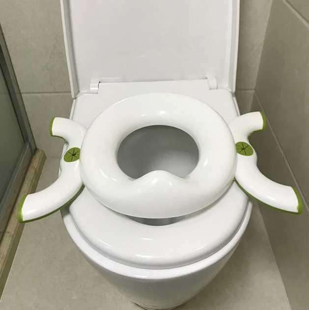 Дитячий унітаз-горщик ОХО Tot 2-in-1 Go Potty for Travel зелений - зображення 2