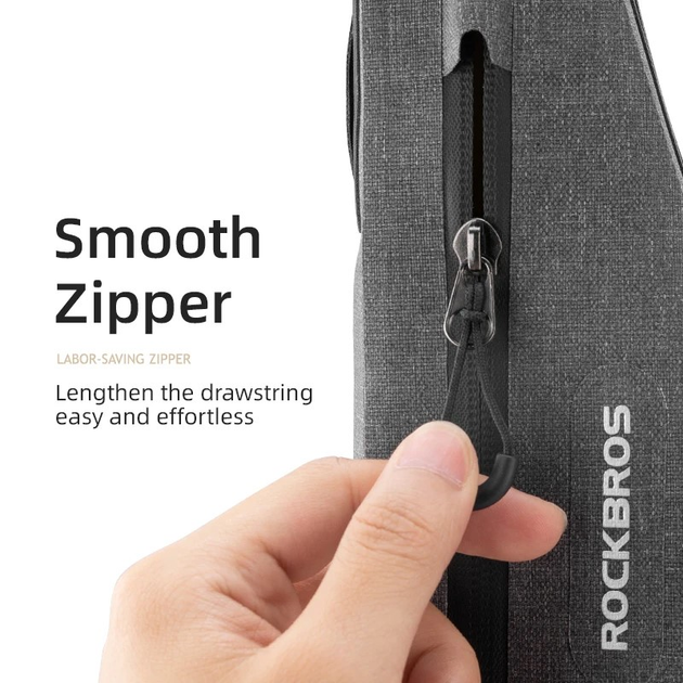 Torba rowerowa Rockbros AS-052 na ramę Szara (7016802869786) - obraz 6