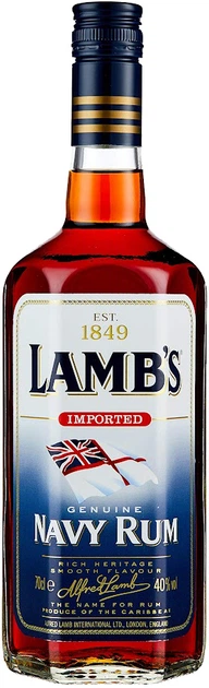 Ром Lamb's Navy 3 роки витримки 0.7 л 40% (048415520669) – фото