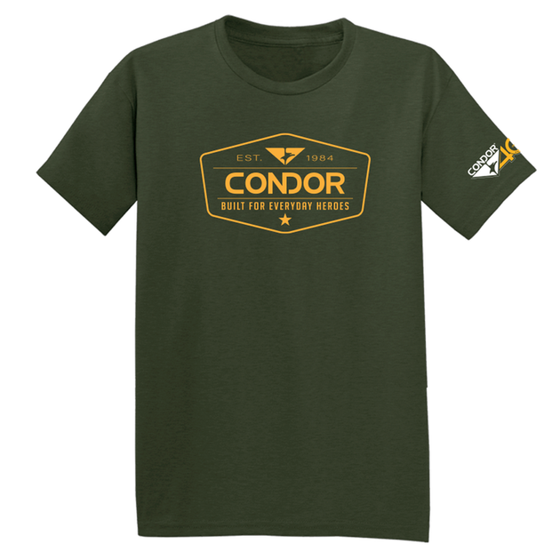 Футболка Condor 40 YRS PROMO SHIRT P2023-01 Large, Олива (Olive) - зображення 1