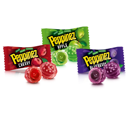 Карамельные конфеты Roshen Peppinez с фруктовой начинкой 300 грамм - Фото 1 Карамельные конфеты Roshen Peppinez с фруктовой начинкой 300 грамм - изображение 1