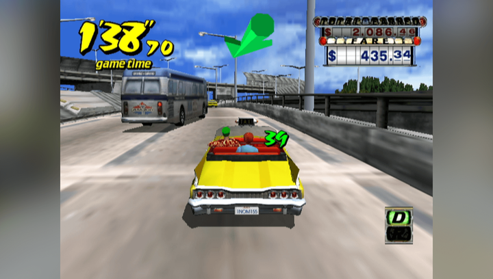 Игра Sony PlayStation 2 Crazy Taxi Europe Английская Версия Б/У - изображение 4