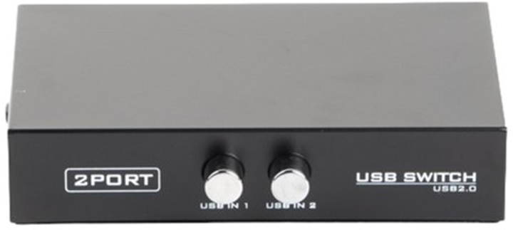 Adapter Gembird DSU-21 USB-A - 2 x USB-B Black (8716309062800) - obraz 4