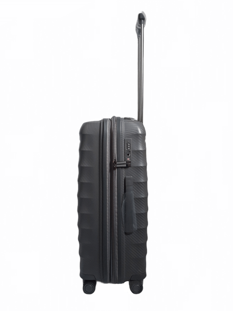Чемодан дорожный Средний (М) Полипропилен Airtex 242 75л 65,5x46x27,5см Серый (Grey) - изображение 3