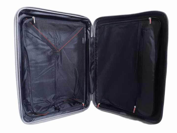 Чемодан дорожный Средний (М) Полипропилен Airtex 242 75л 65,5x46x27,5см Серый (Grey) - изображение 9