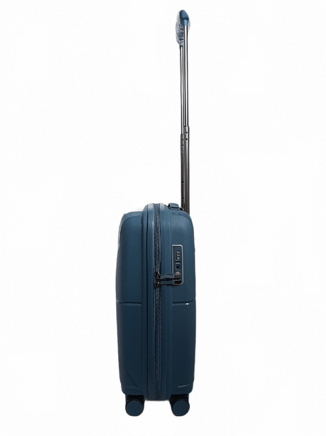 Чемодан дорожный Малый (S) под Ручную кладь Полипропилен Airtex 245 40л 55x39,5x20см Синий (Blue) - изображение 3