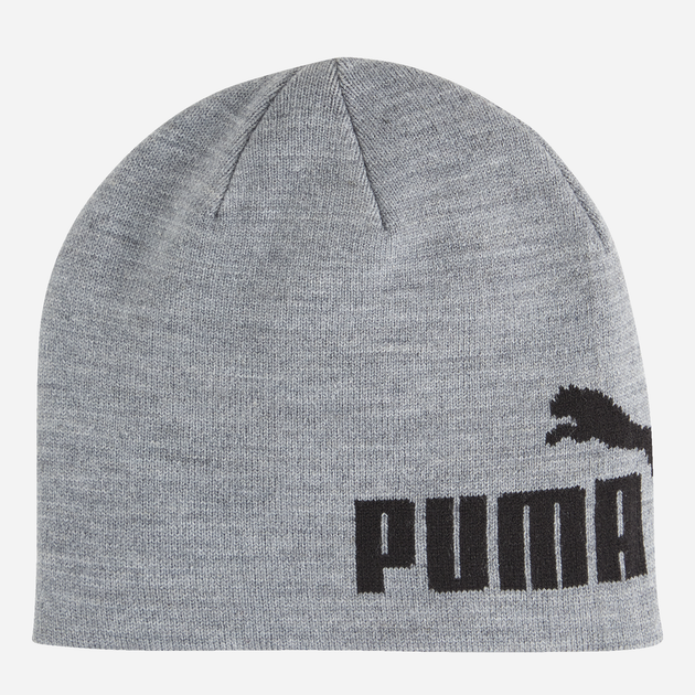 Акція на Шапка Puma Ess Cuffless Beanie 02563603 One size Сіра від Rozetka