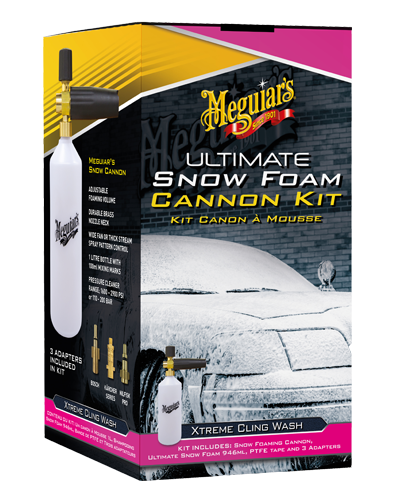 Комплект пенной насадки и шампуня Meguiars Ultimate Snow Foam Cannon Kit 946мл Meguiars G194000EU - Фото 2 Комплект пенной насадки и шампуня Meguiars Ultimate Snow Foam Cannon Kit 946мл Meguiars G194000EU - изображение 2
