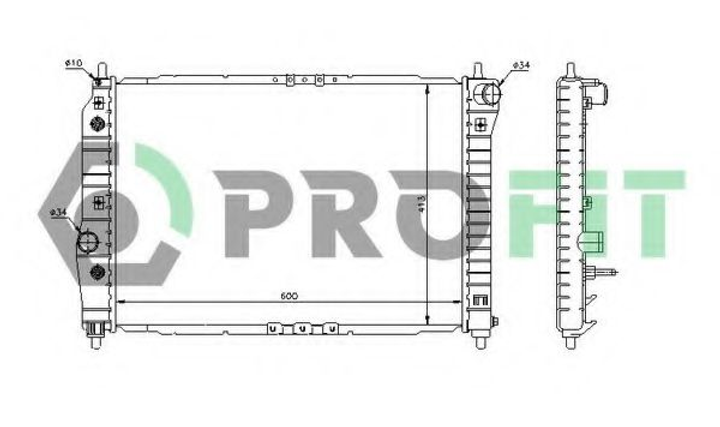 Радіатор охолоджування Profit (PR1703A3) - зображення 1