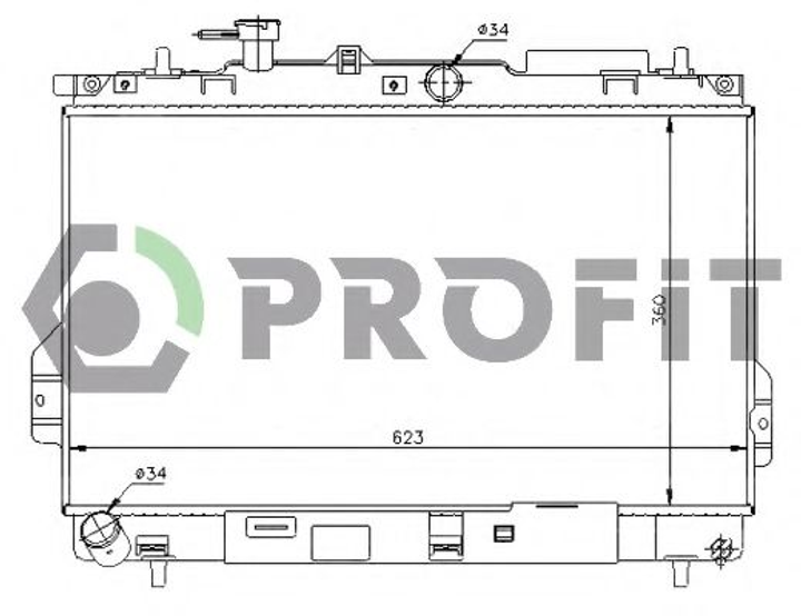 Радіатор охолоджування Profit (PR1806A4) - зображення 1