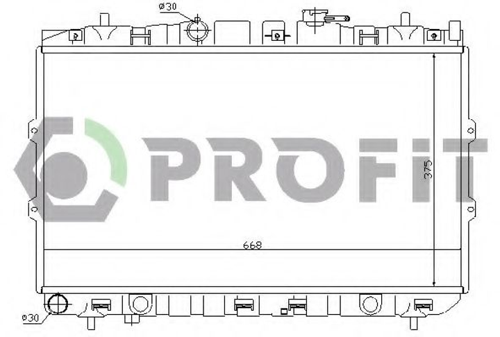 Радиатор охлаждения Profit (PR2910A9) - изображение 1