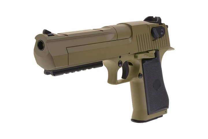 Пістолет Cyma Desert Eagle Metal CM.121 AEP Tan (Страйкбол 6мм) - зображення 2