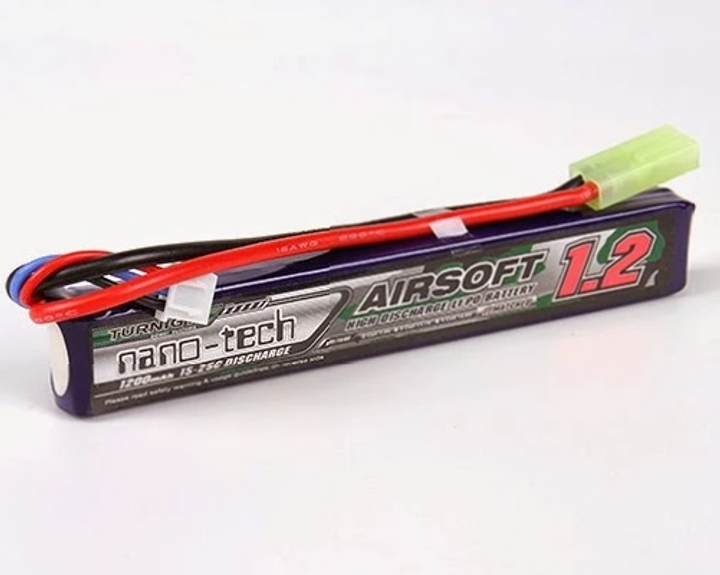 Акумулятор Turnigy LiPo 7.4v 1200mAh 25-50C - зображення 1