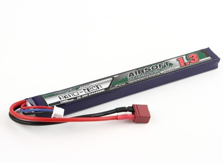 Акумулятор Turnigy LiPo 7.4v 1300mAh 25-50C T-Conector - зображення 1