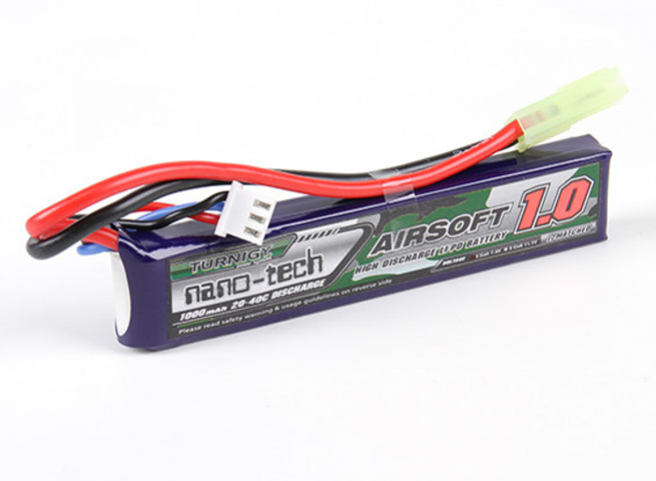 Акумулятор Turnigy Nano-Tech LiPo 7,4 v 1000 mAh 20-40C - зображення 1