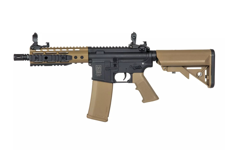 Штурмова Гвинтівка Specna Arms M4 CQB SA-C12 Core X-ASR Half-Tan (Страйкбол 6мм) - зображення 1