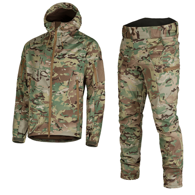 Костюм Camo-Tec Stalker SoftShell Multicam Size M - зображення 1