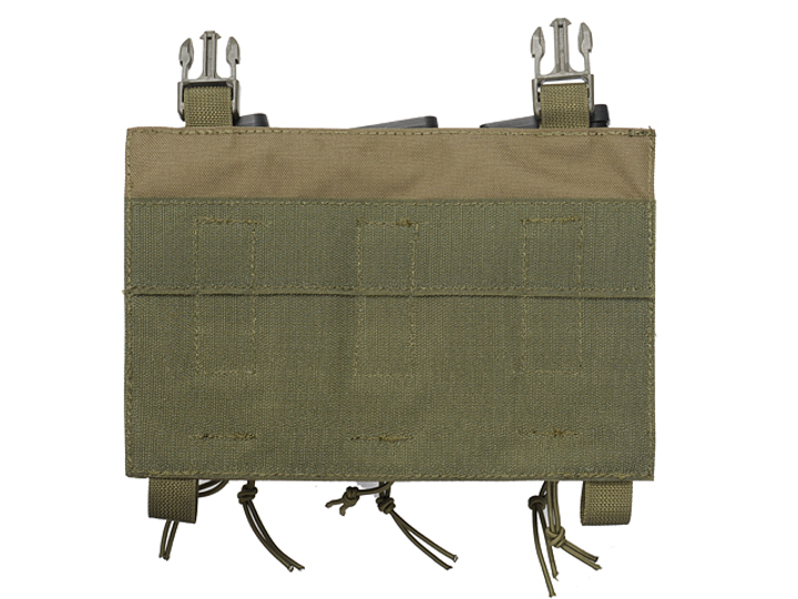 Панель 8Fields Buckle Up Speed Triple Rifle/Pistol Mag Pouch Olive - зображення 2