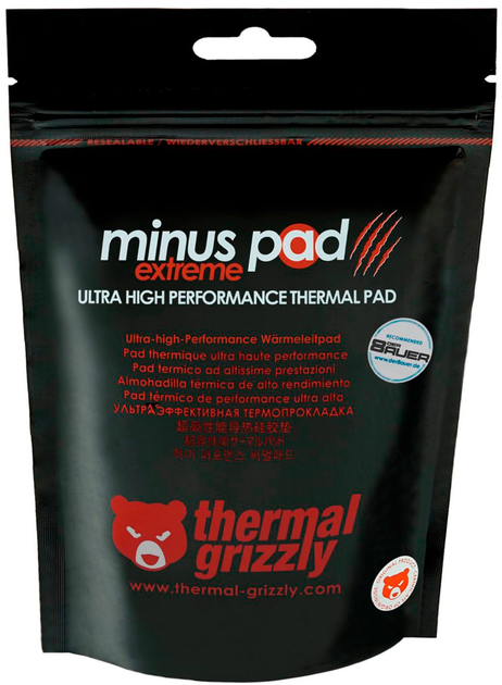 Термопрокладка Thermal Grizzly Minus Pad Extreme 120 x 20 x 2 мм (4260711990465) - зображення 3
