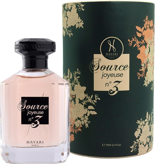 Акція на Туалетна вода унісекс Hayari Parfums Source Joyeuse No3 70 мл від Rozetka