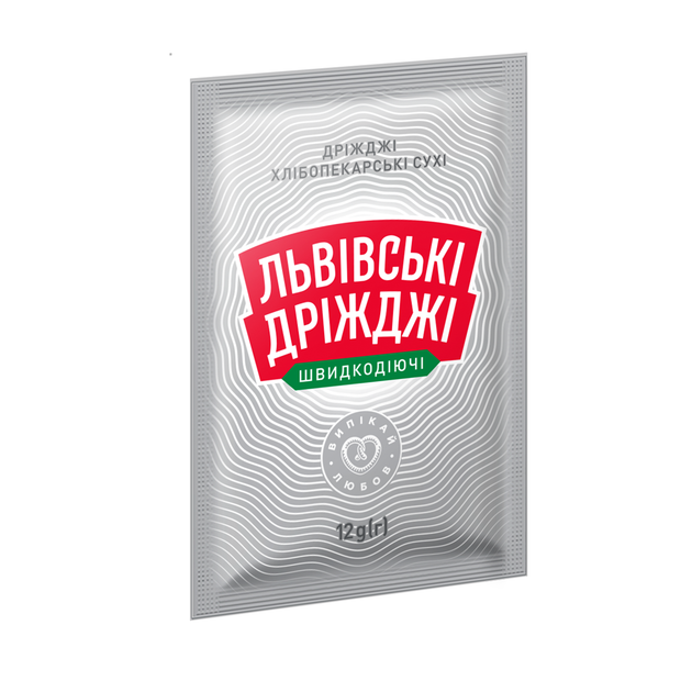 Сухие дрожжи Львовские дрожжи хлебопекарные быстродействующие 12 г - изображение 2