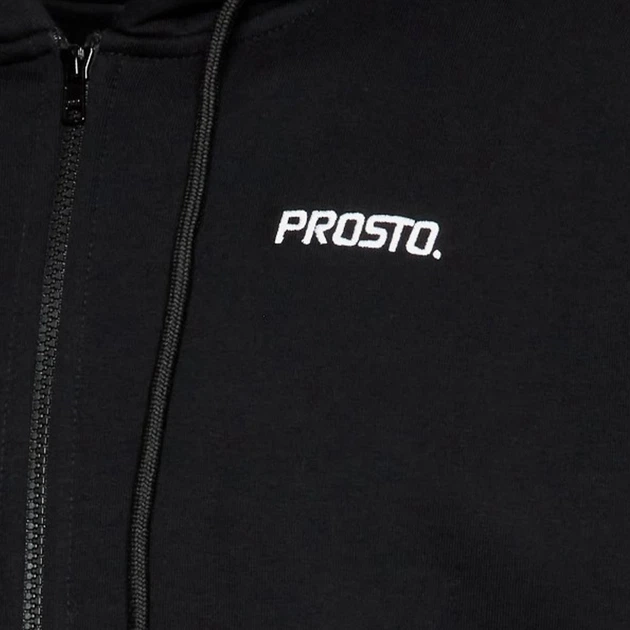 Bluza męska z kapturem Prosto KLASYK Zicba 2114 L Czarna (5906742997934) - obraz 3