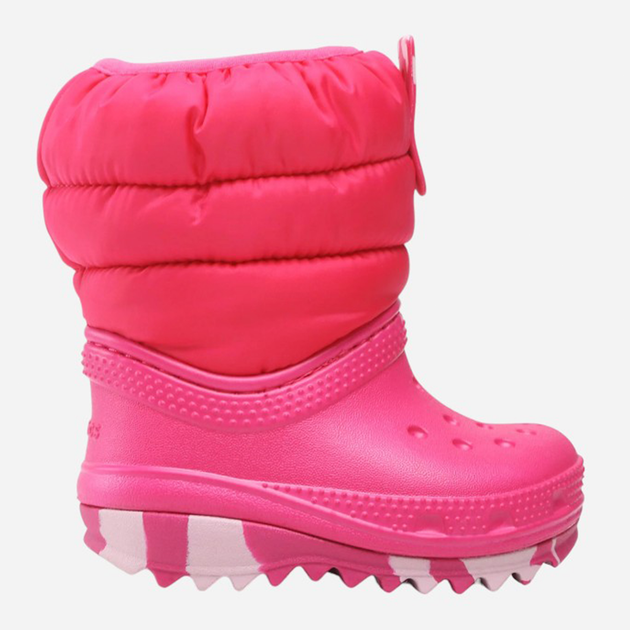 Чоботи-дутики зимові дитячі Crocs Classic Neo Puff Boot K 207684 33-34 Рожеві (191448883604) - зображення 1