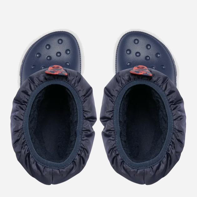 Дитячі зимові чоботи-дутики для хлопчика Crocs Classic Neo Puff Boot K 207683 27-28 Темно-сині (191448880207) - зображення 6
