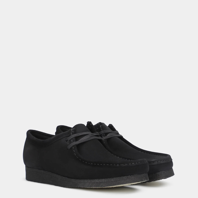 Mokasyny męskie Clarks Originals Wallabee 26155519 42 Czarne (5059304190509) - obraz 2