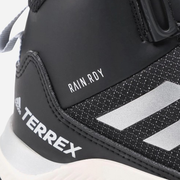 Zimowe trzrewiki chłopięce adidas Terrex Winter Mid Boa Rain.Rdy Hiking IF7493 34 Czarne (4062058786363) - obraz 7