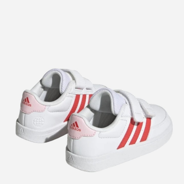 Дитячі кеди для дівчинки adidas Breaknet 2.0 CF I HP8974 25 Білий/Рожевий (4066749940898) - зображення 2