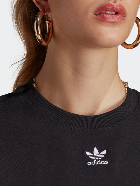 Koszulka damska bawełniana adidas Adicolor Essentials Tee W IA6464 XS Czarna (4066752026213) - obraz 4