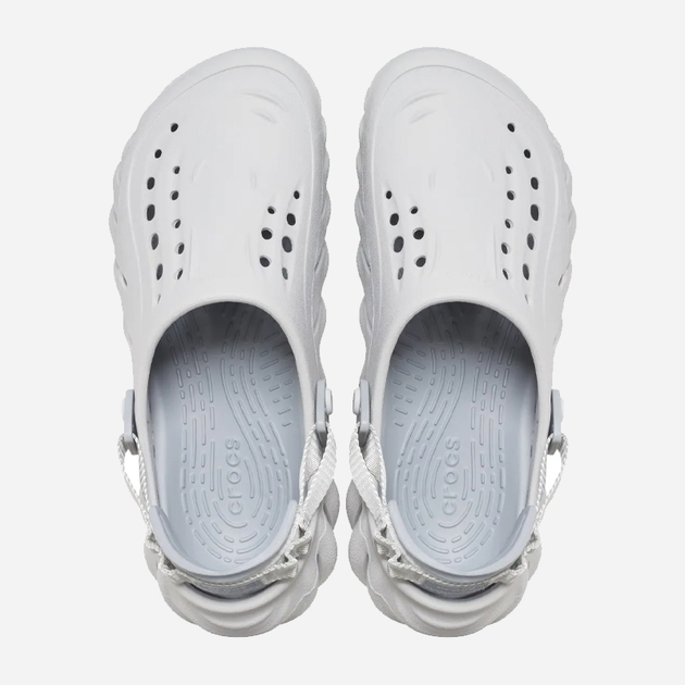 Chodaki damskie Crocs Echo Clog 207937-ATHMOSPHERE 36-37 Szare (196265224579) - obraz 3