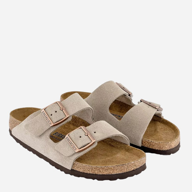 Klapki damskie Birkenstock 51463 38 Beżowe (4013871044925) - obraz 2